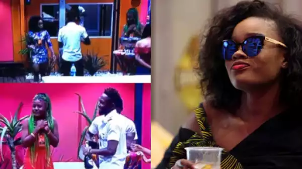 #BBNaija2018: Cee-C walk into the house after others thought she had been evicted